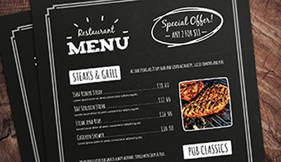 5 tip thiết kế menu thu hút thực khách cho nhà hàng, quán ăn